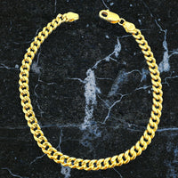 14k Yellow Gold 4.5mm Miami Cuban Link Bracelet