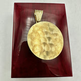 2.5” 10k Yellow Gold Saint Lazarus Medallion
