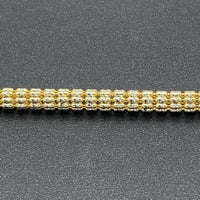 4.5MM 10k Yellow Gold Ice Link Chain