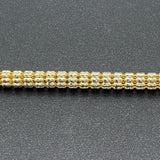 4.5MM 10k Yellow Gold Ice Link Chain