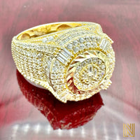 14K Yellow Gold Cake Ring