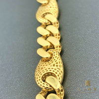 9MM 14K Yellow Gold Monaco Luxe Bracelet