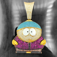 2.1” 14k Yellow Gold Eric Cartman Pendant